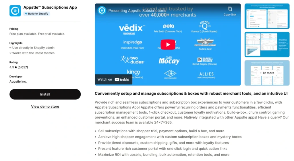 Appstle Subscriptions: Budget-friendly & Feature-rich